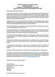 Emergency Road Closure